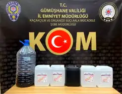 Gümüşhane'de Sahte Alkol Baskını!