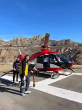 70 Yaşındaki Hasta Helikopterle Acil Sevk Edildi