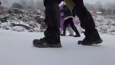 Dağcılar Şehit Öğretmene Anıt Yürüyüşü Yaptı