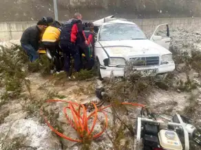 Doğu Anadolu'da Trafik Kazası: İki Yaralı