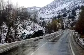 Gümüşhane'de LPG Tankeri Kazası: 1 Yaralı