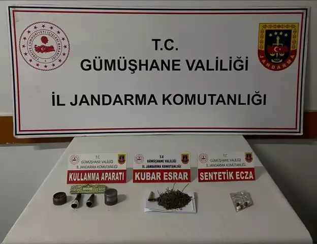 Gümüşhane'de Uyuşturucu Operasyonu: Şüpheli Serbest